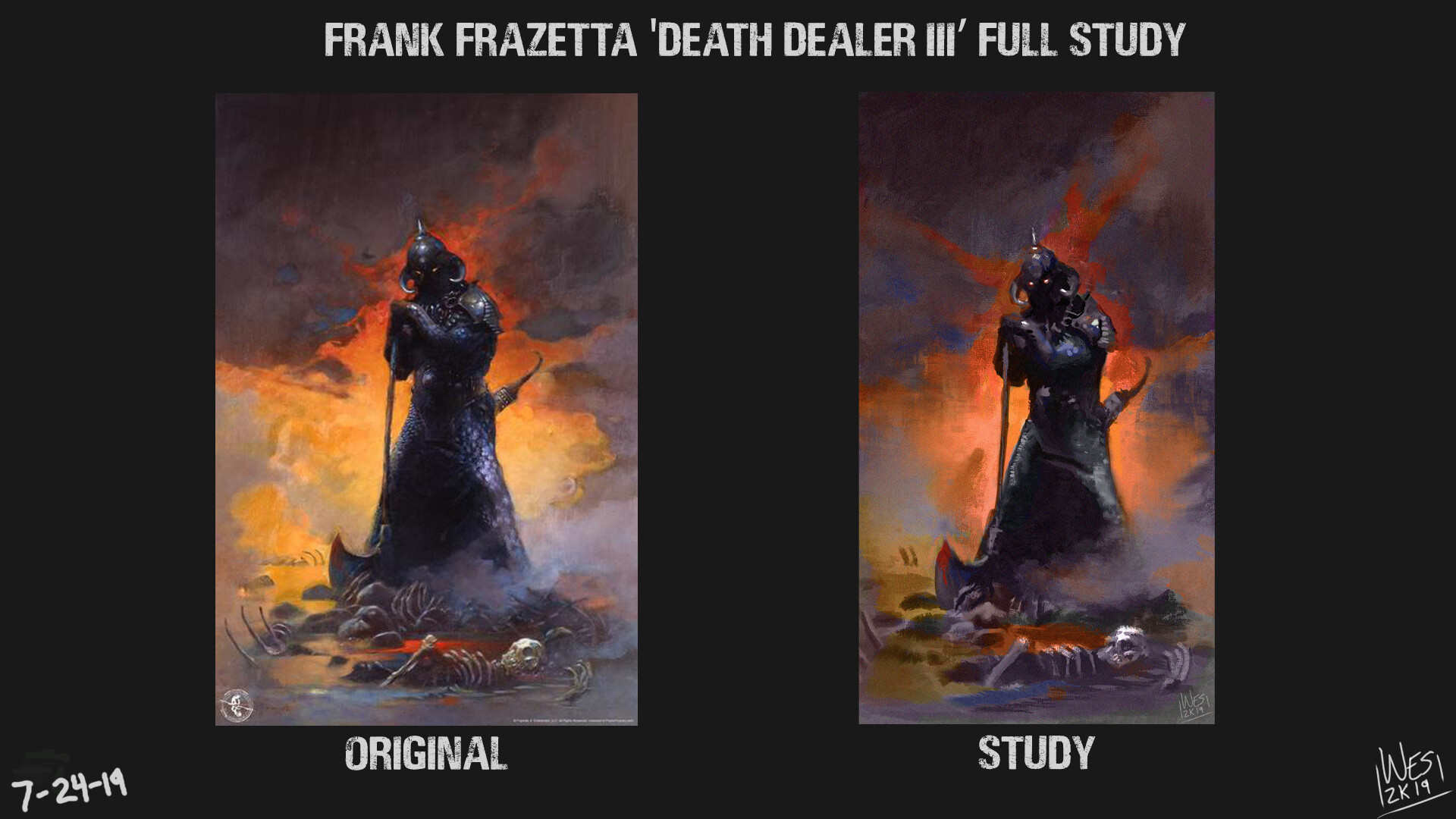 Artstation Frazetta Study 1 Death Dealer 3 Wesley Gardner