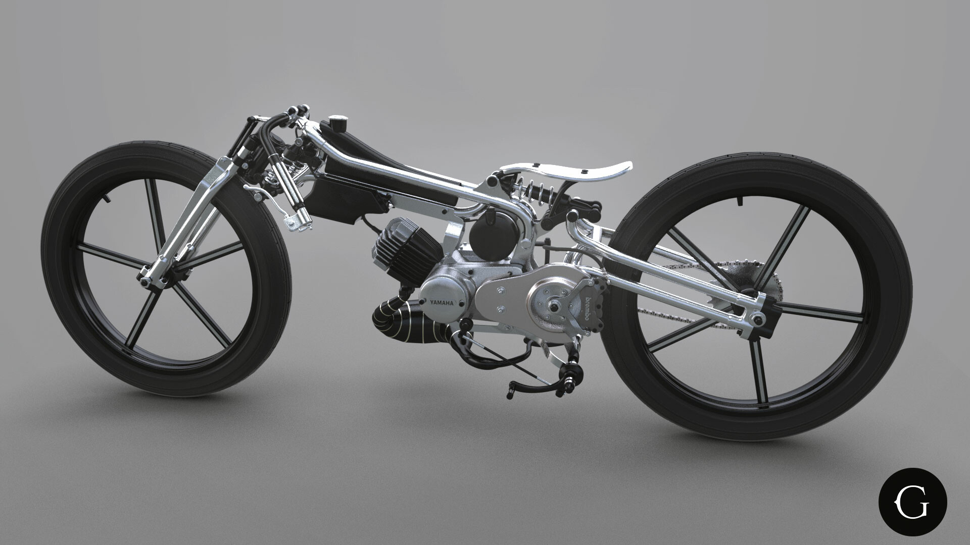 Yamaha l2 scrambler store