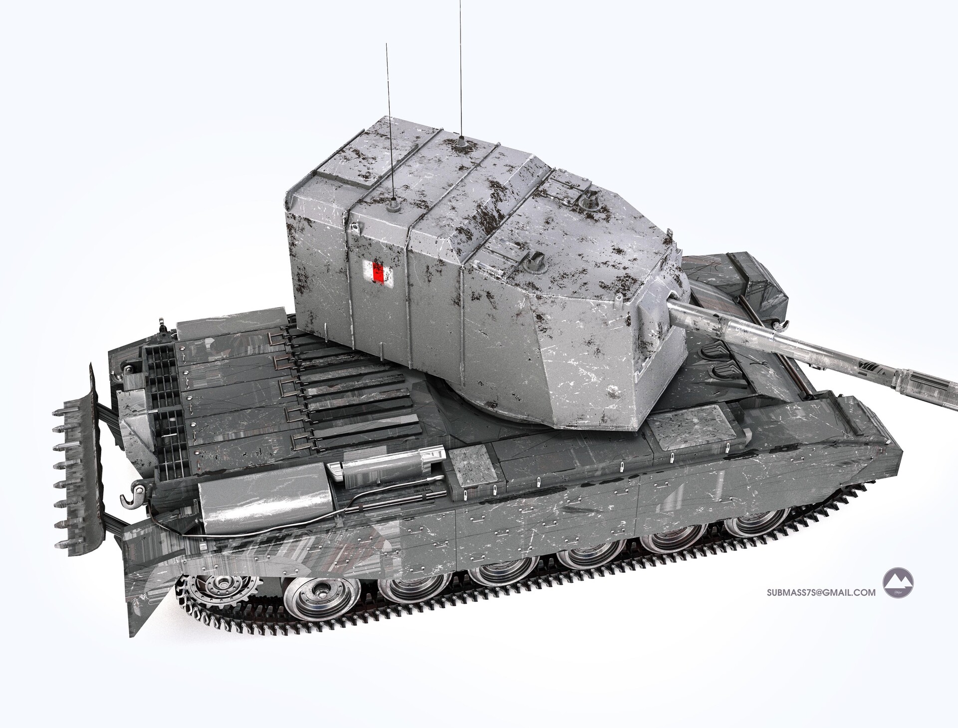 Сергей Миронов - 3D model FV4005 Stage II Heavy 183mm SP Gun