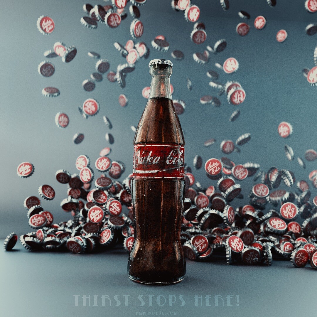 A bit of Nuka Cola...and a bunch of Bottle Caps