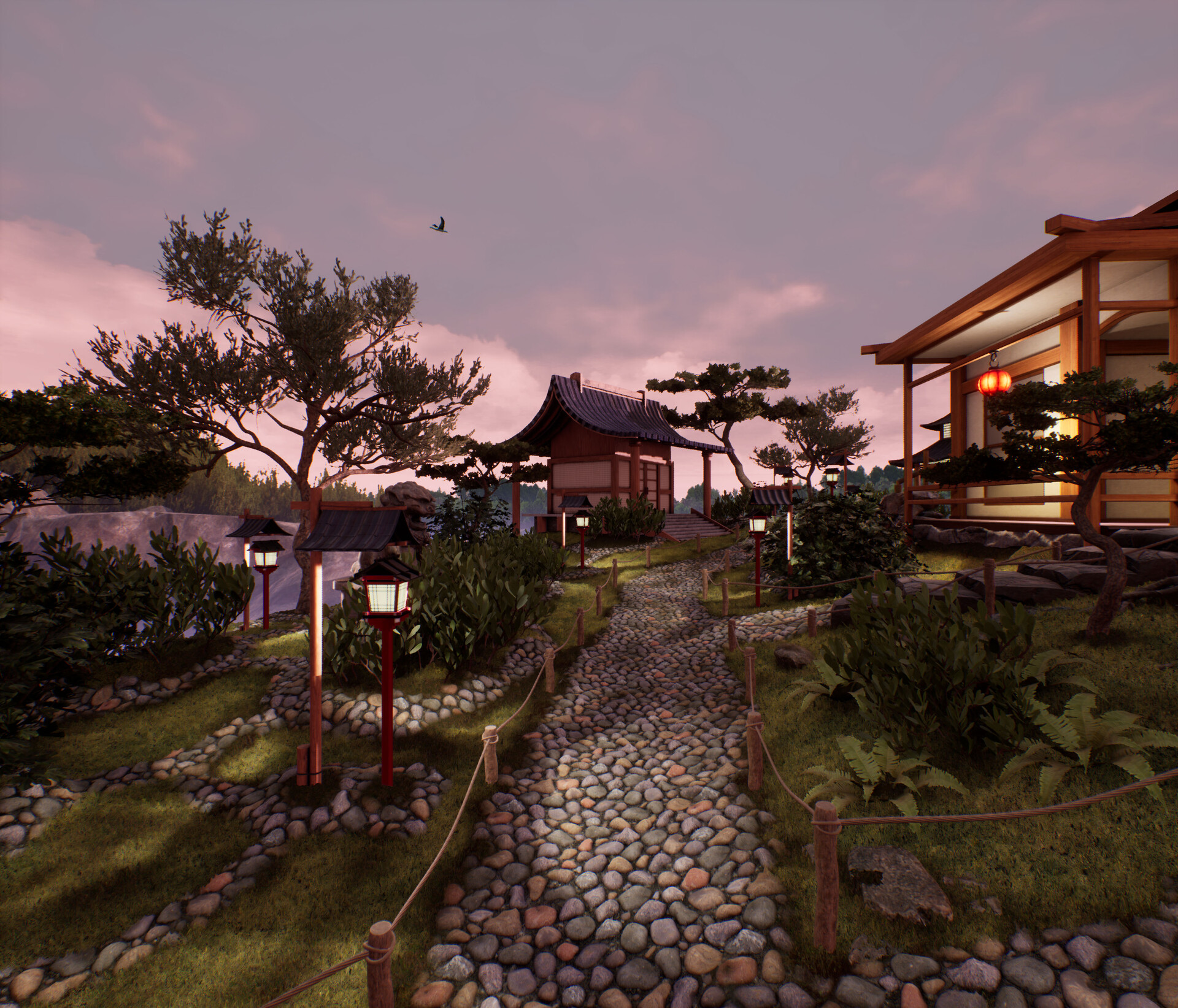 Dmitry Shelyago Japanese House on the mountain