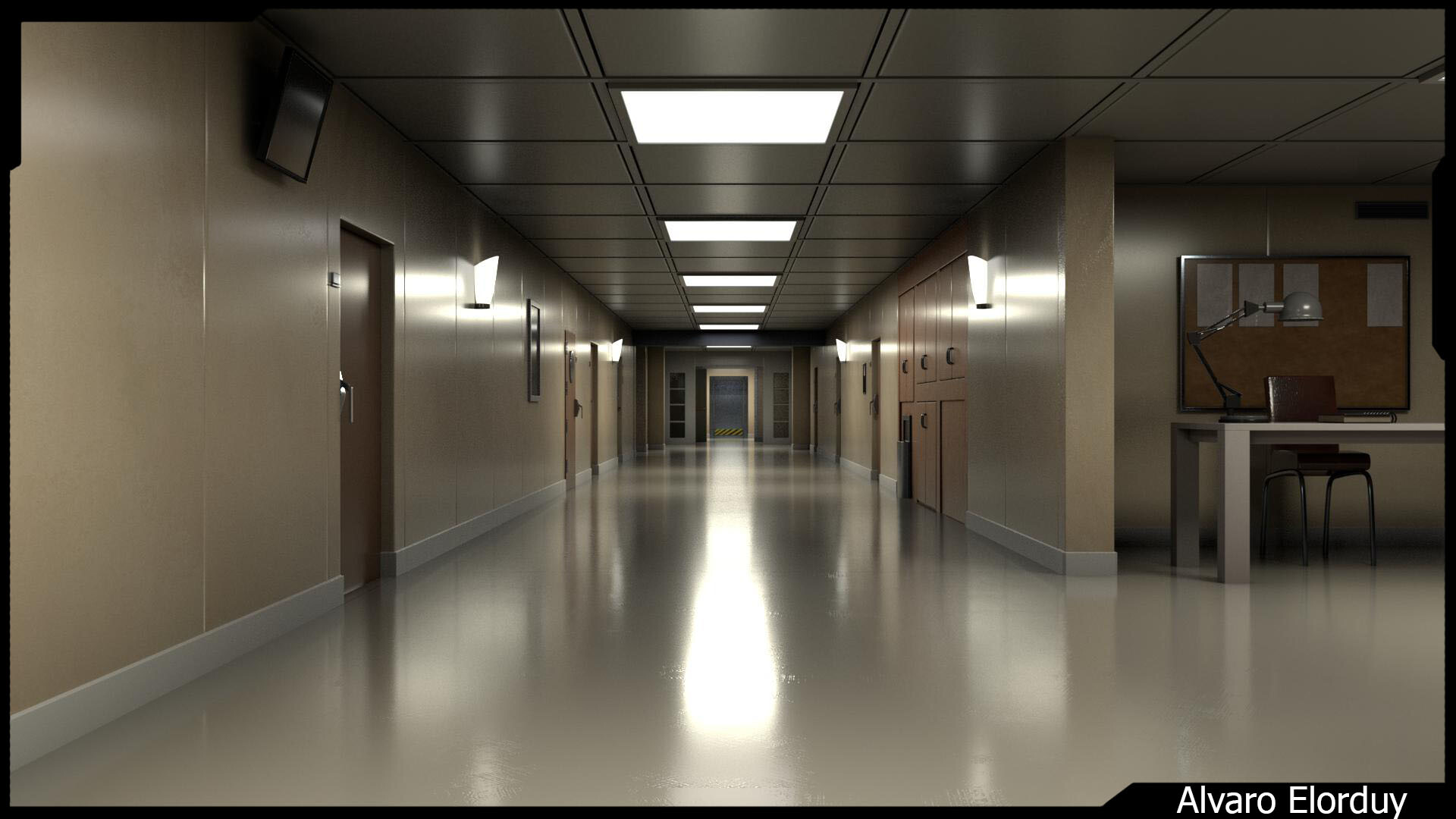 Alvaro Elorduy - Kill Bill Vol.1- Hospital corridor