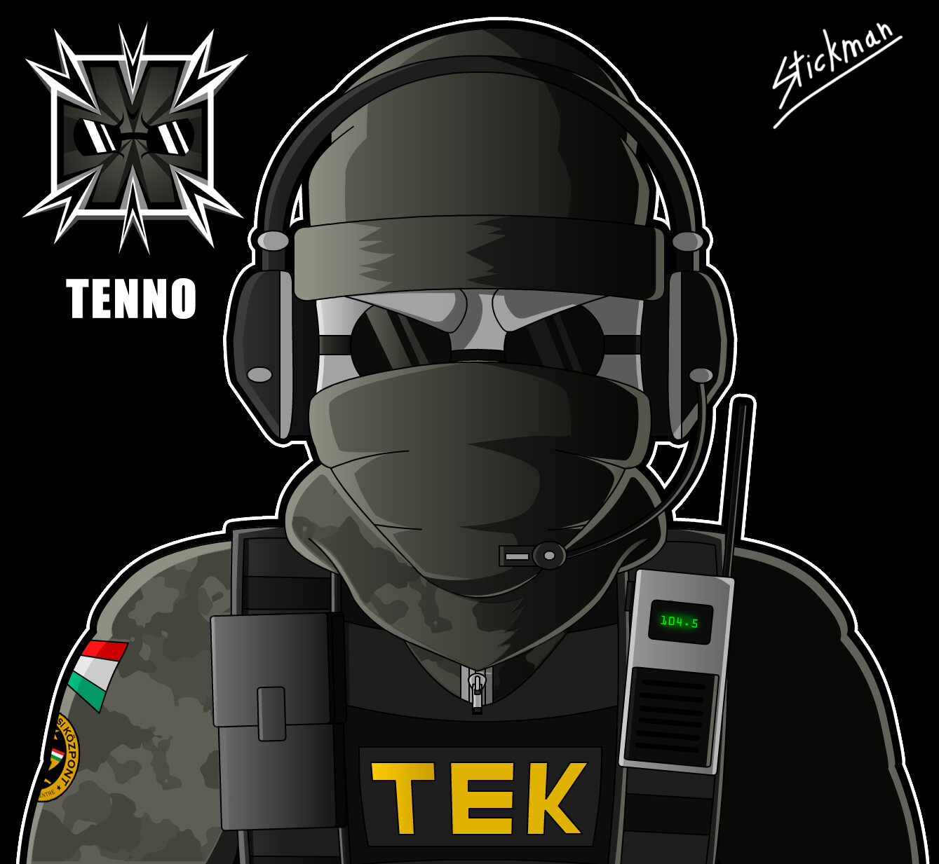 Artstation Tenno Operator Design Concept Rainbow Six Siege H B