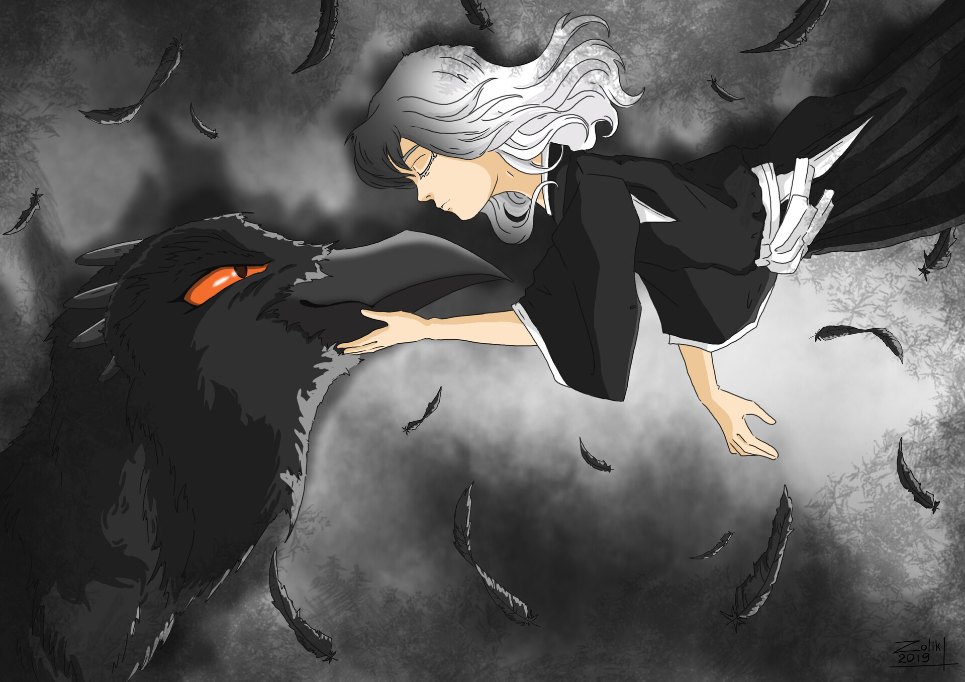 Одинокий призрак. Выбравший тьму. Азраил демон. Люди избрали тьму. Мистические девушки.