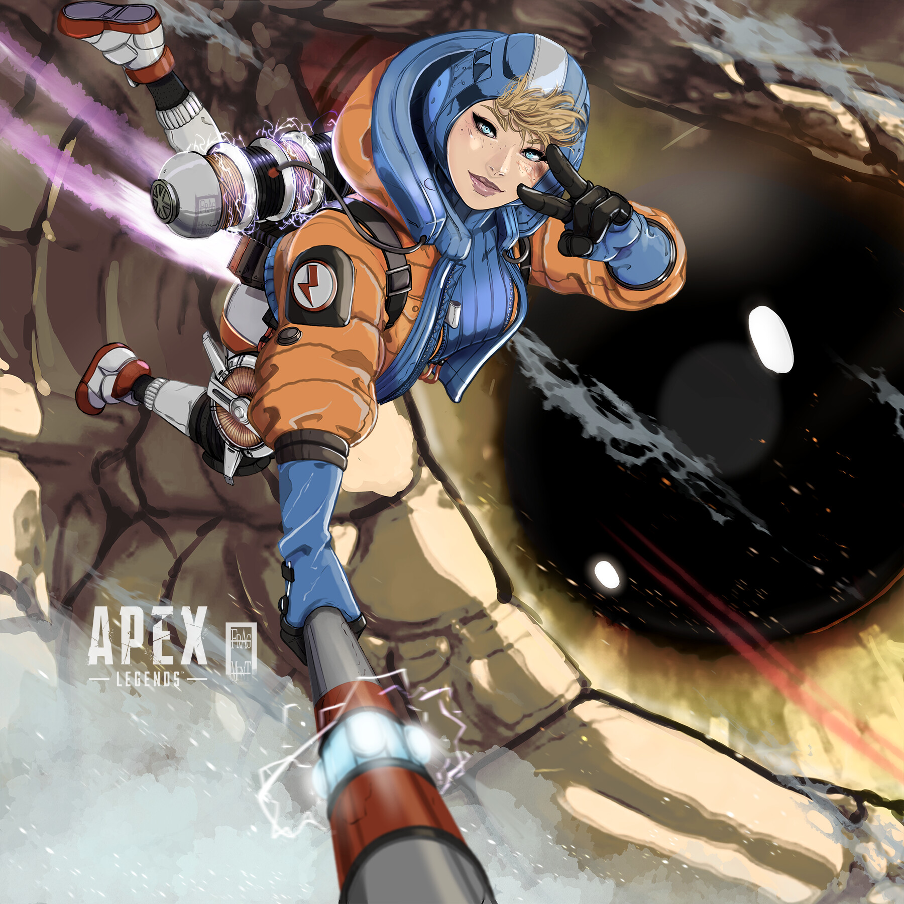 Artstation Apex Legends Recharged And Ready To Go Frag Ment
