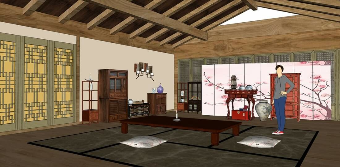 Yamada Dzahabi Kun Korea Traditional House Interior Design