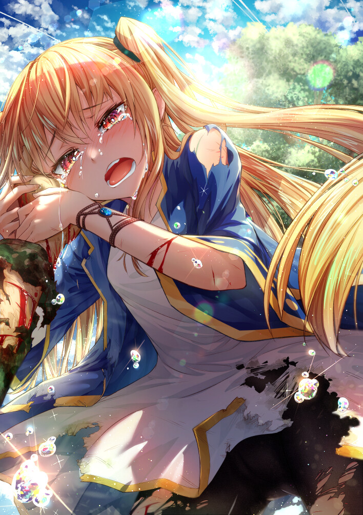 Cluseller Paperrobber Oc Blonde Twintales Girl
