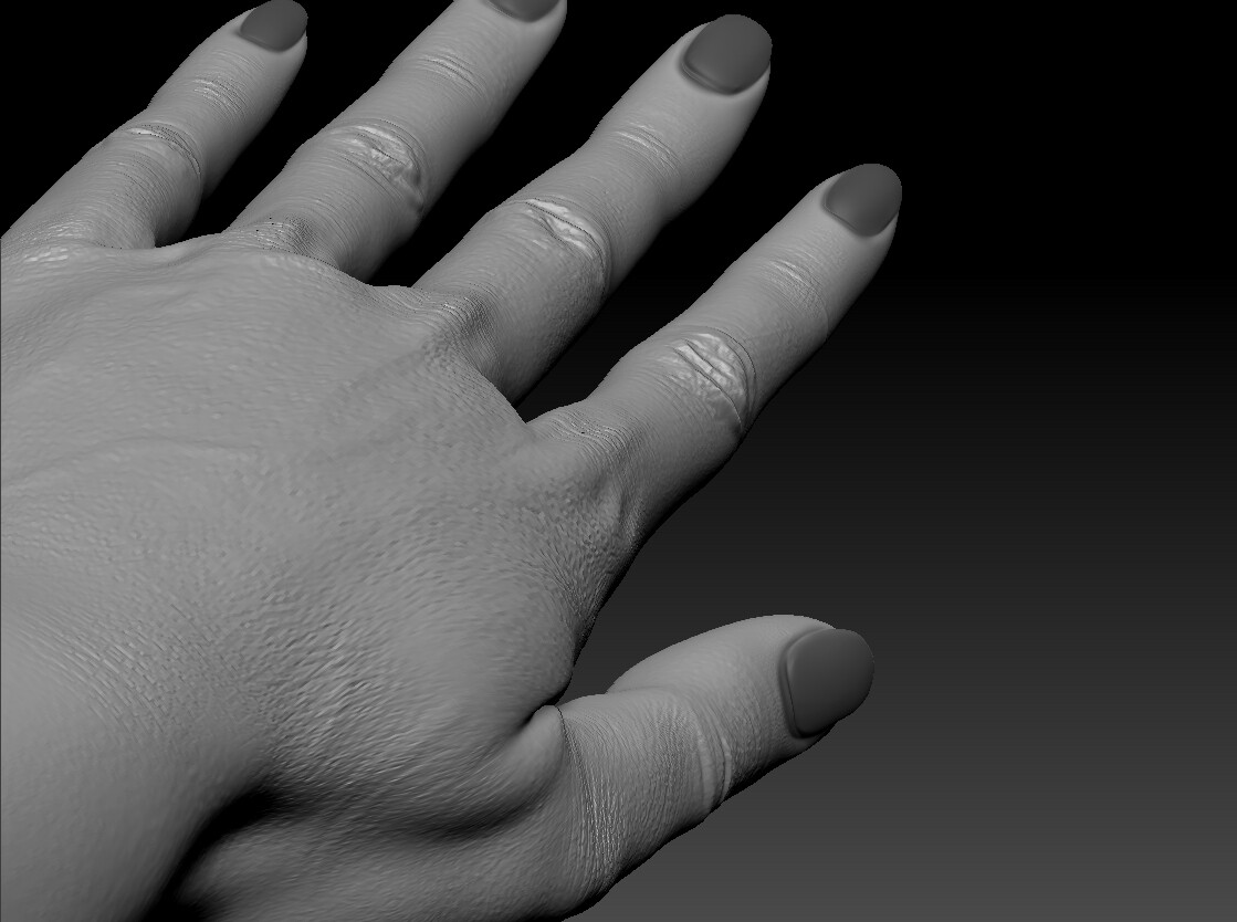 ArtStation - Woman’s hand 3d