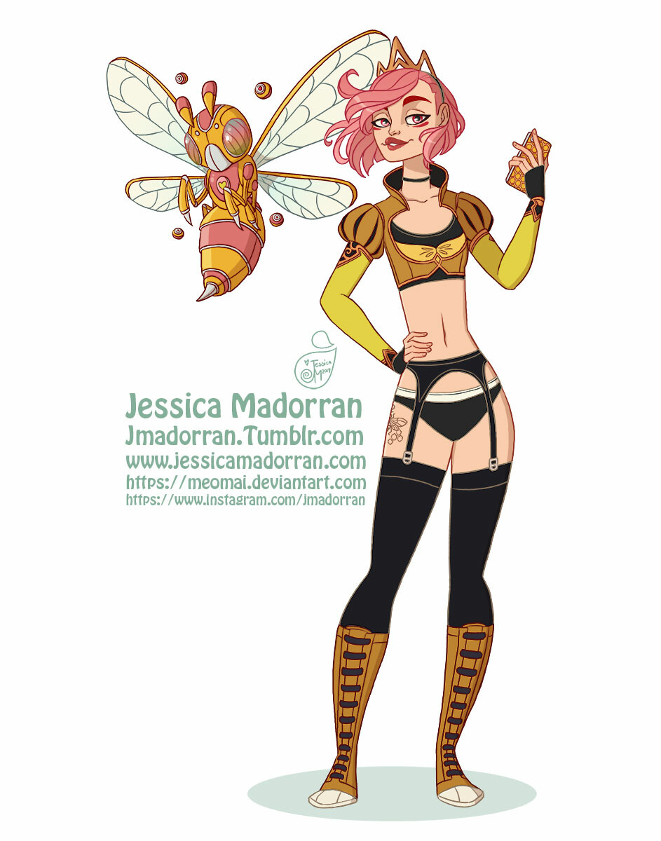 Character Design Redesign - Queen Bee and Beatrice
