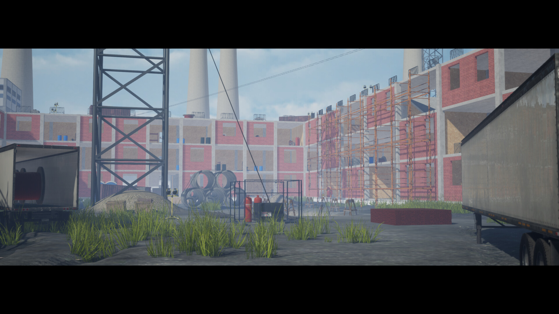 ArtStation Construction site Level Design