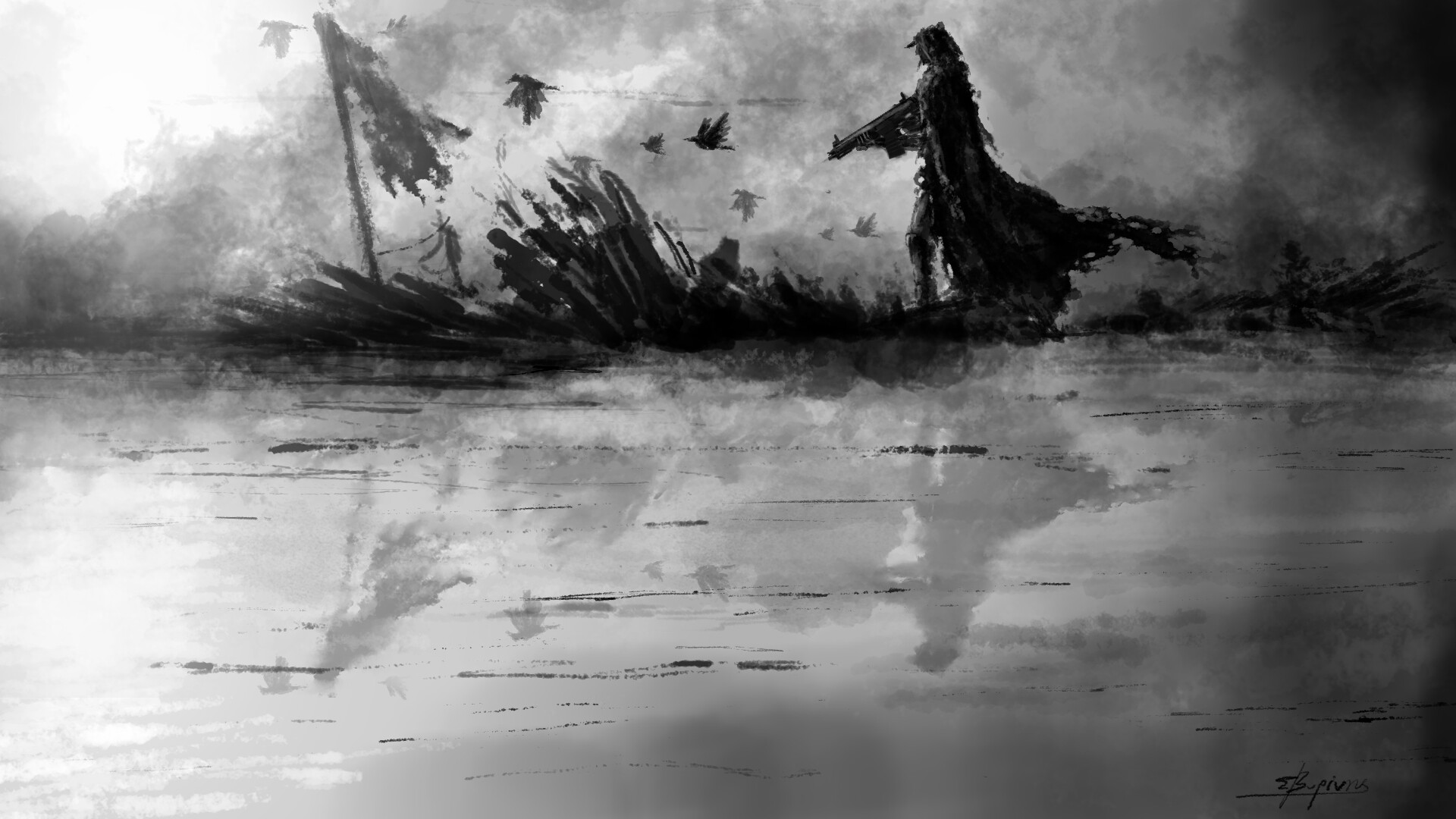 ArtStation - Lone warrior