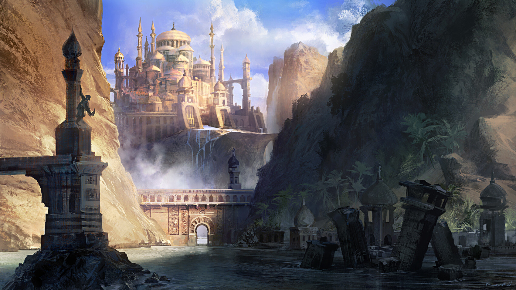 Artstation Prince Of Persia Forgotten Sands Forgotten Palace Herve Groussin Aka Nuro