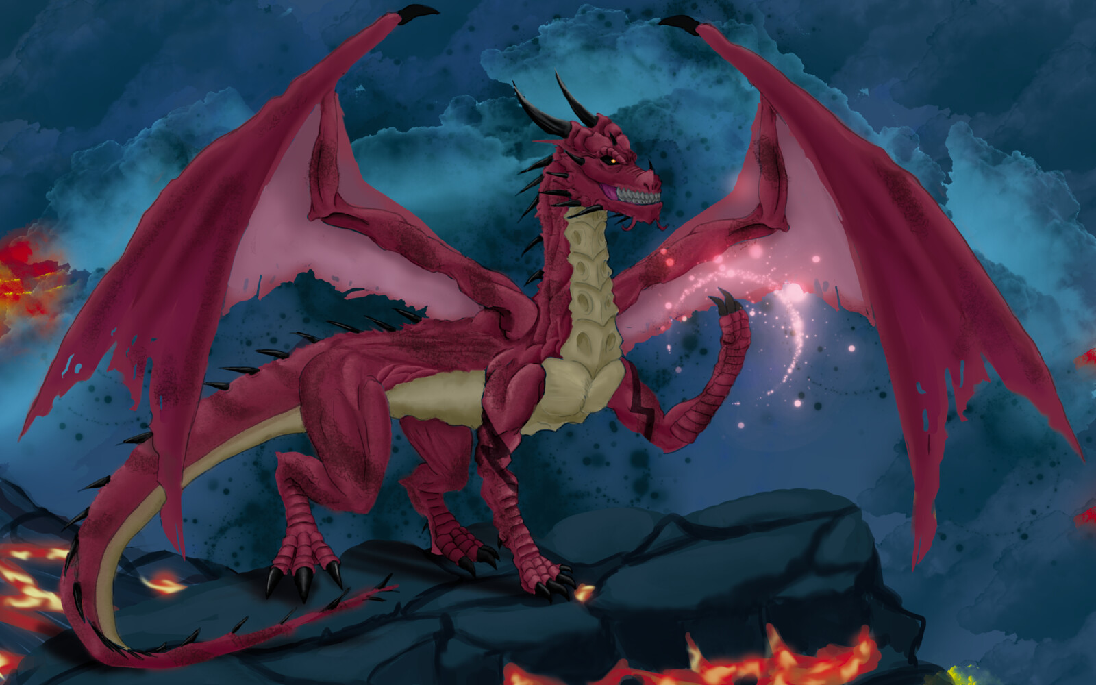 Artstation Red Dragon Juan Cruz Pineda