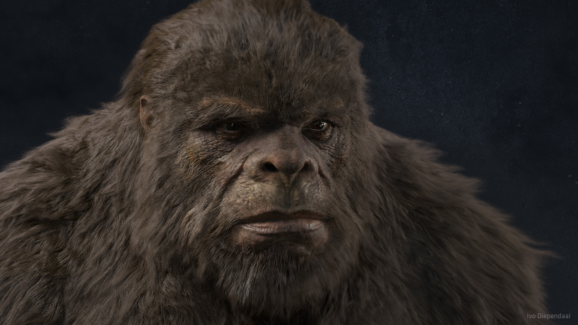 Artstation Bigfoot Sasquatch Ivo Diependaal
