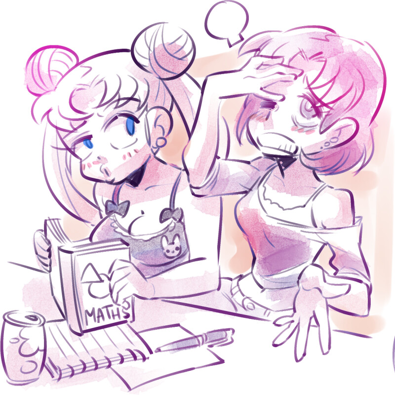 USagi and Ami.
