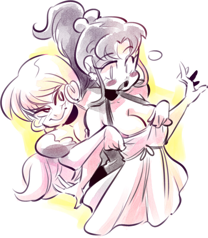 Minako and Makoto.