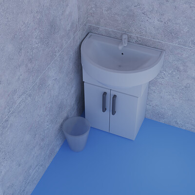 Jibran khan jonathanpryke 3d bathroom modeling work rendered image