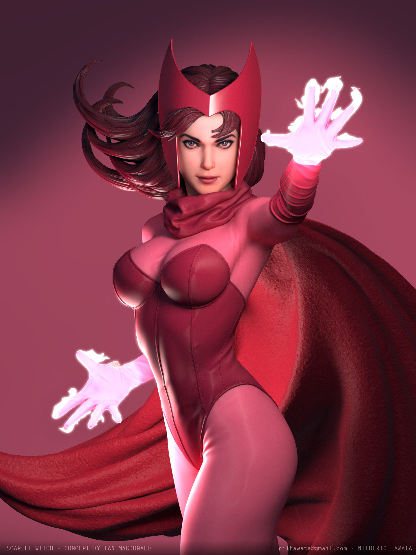 ArtStation - the scarlet witch