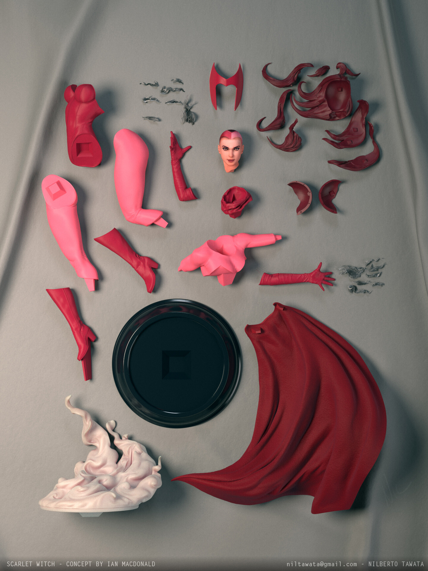 ArtStation - Scarlet Witch, Harbinger of Chaos