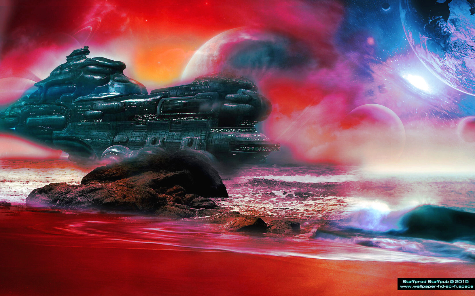 Staff Prod Landscape Sci Fi Concept Art Digital Painting