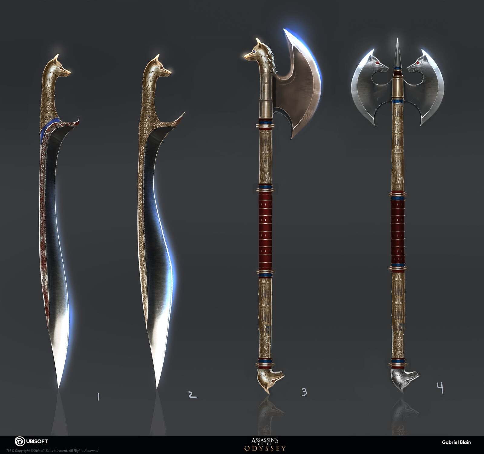 Assassins Creed Odyssey оружие мечи