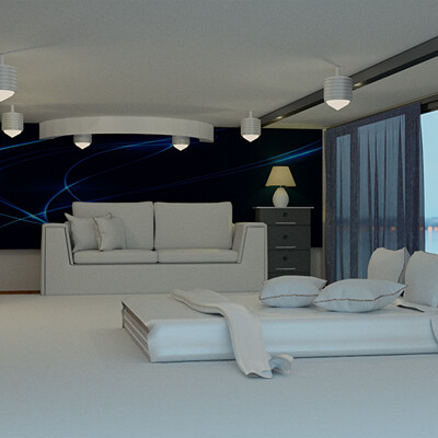 Jibran khan 3d awesome look room modeling real perfect