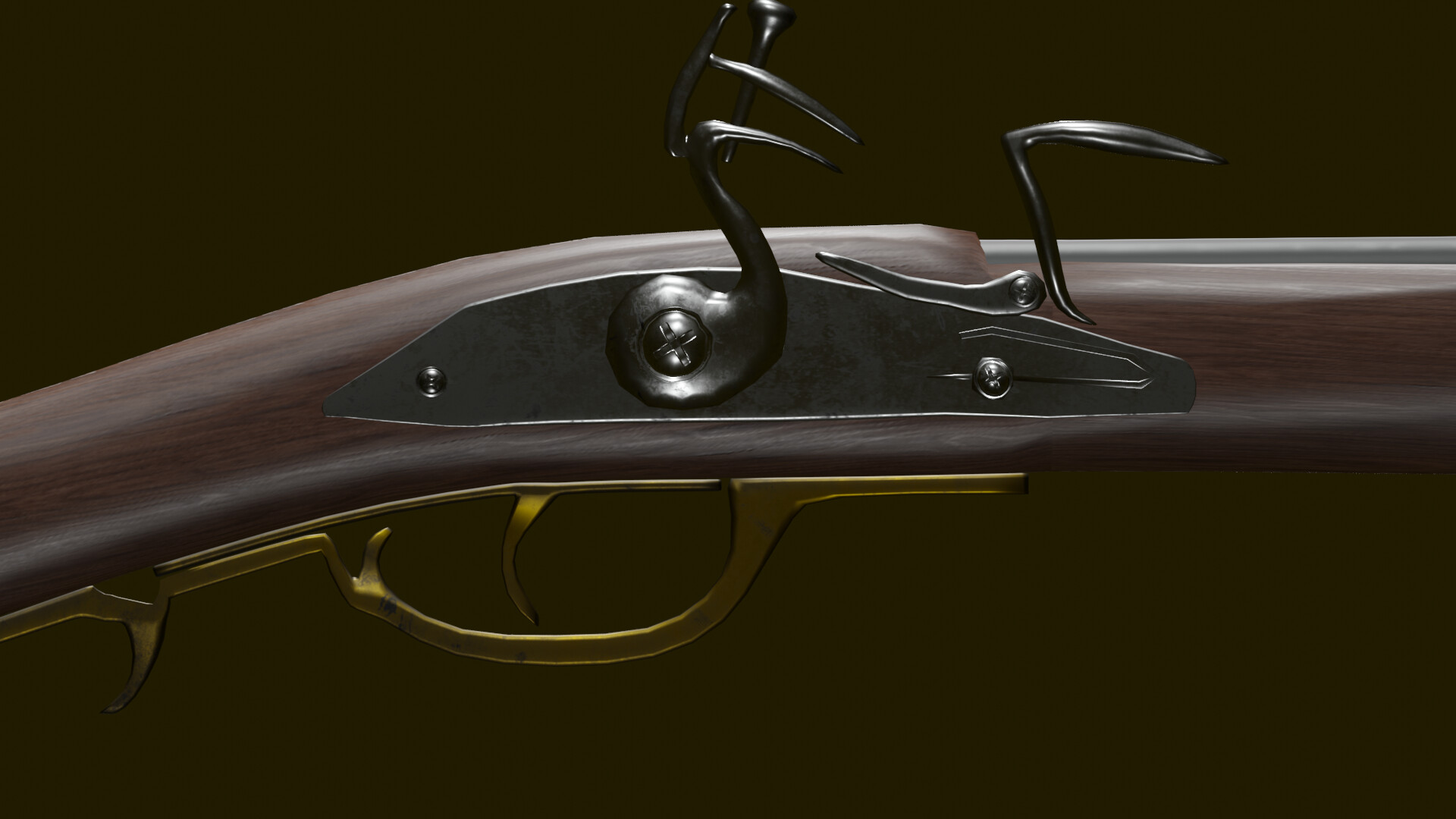 Kentucky Long Rifle - Download Free 3D model by General Jorge