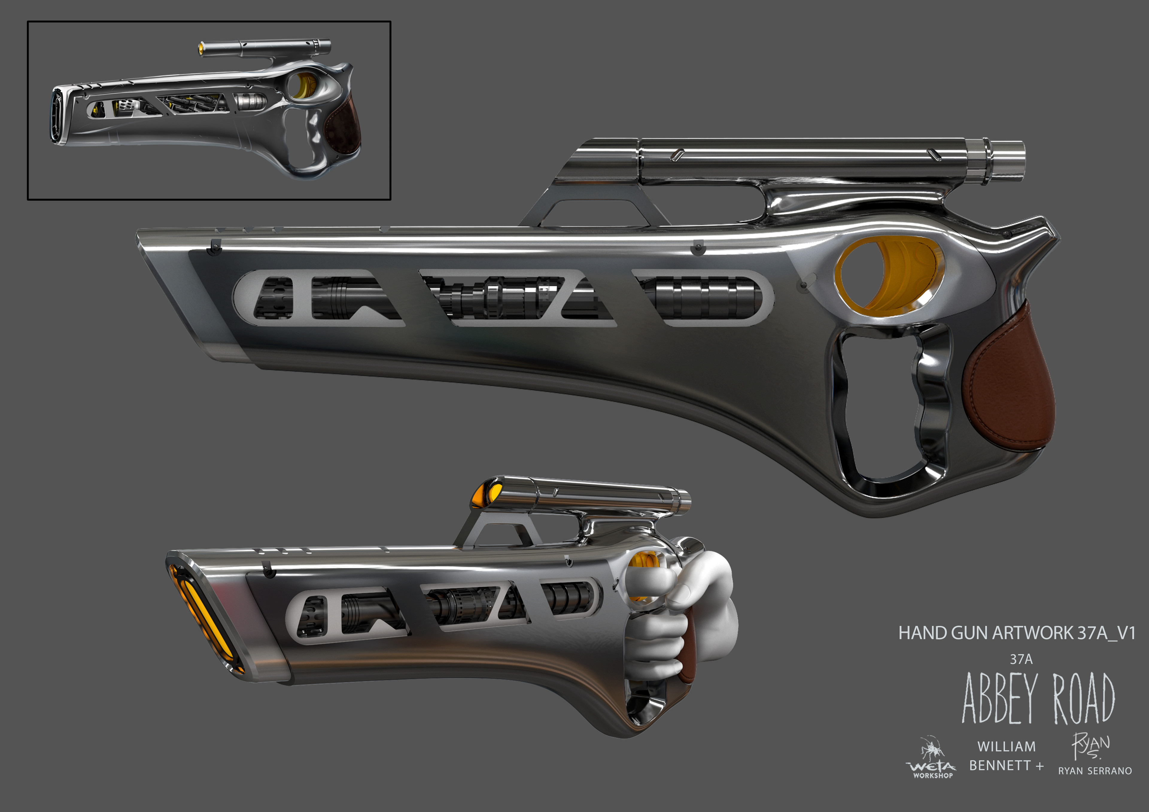 Handgun - Artists: William Bennett + Ryan Serrano