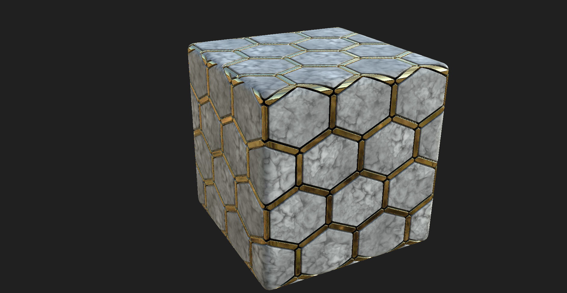 ArtStation - Hexagon Marble Tiles- UE4 Shader