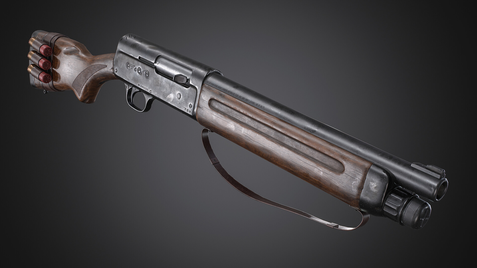 ArtStation Remington Model 11 Short Barrel Shotgun