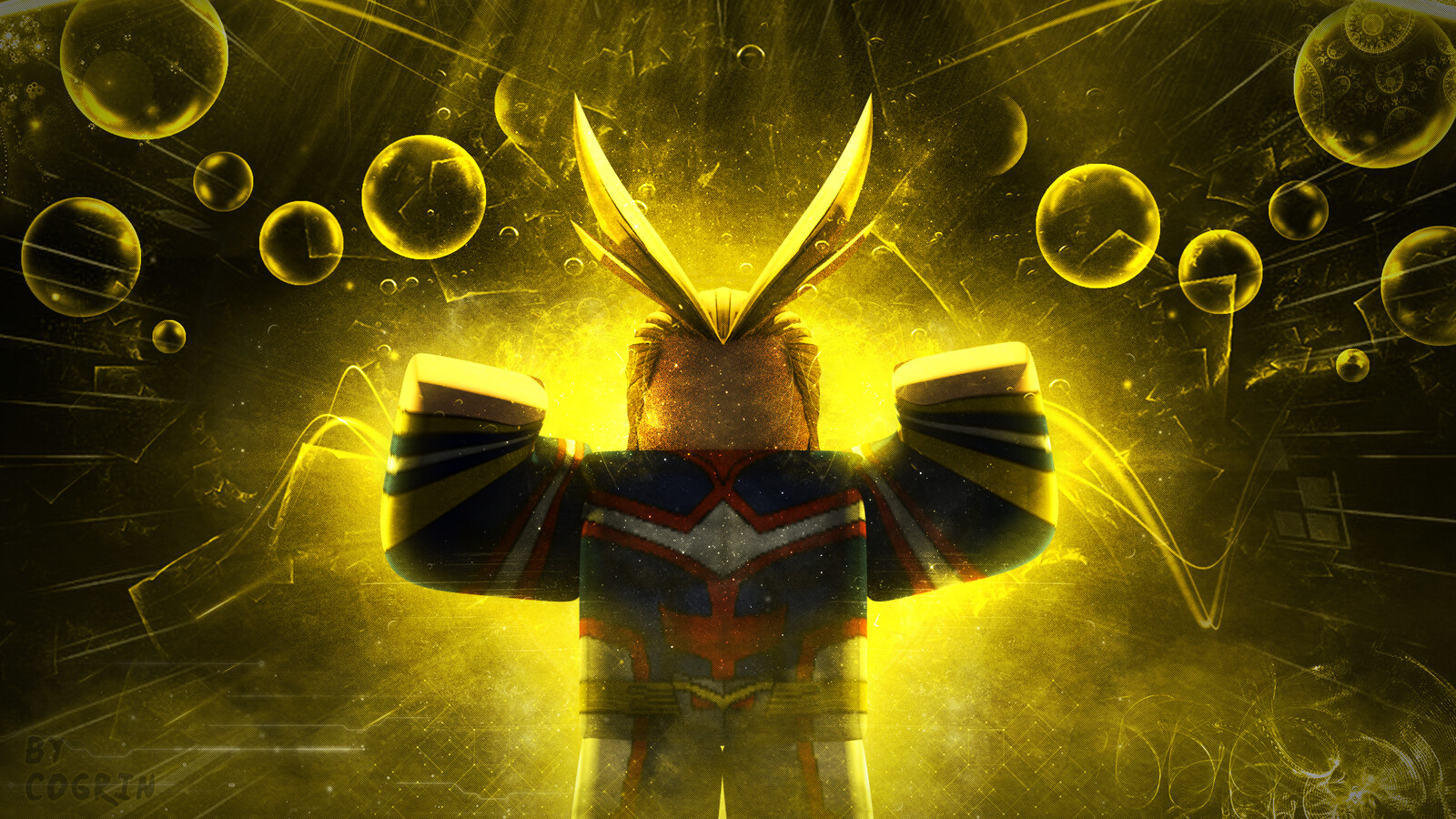 Artstation All Might By Cogrin Cogrin Gfx - roblox catalog all might