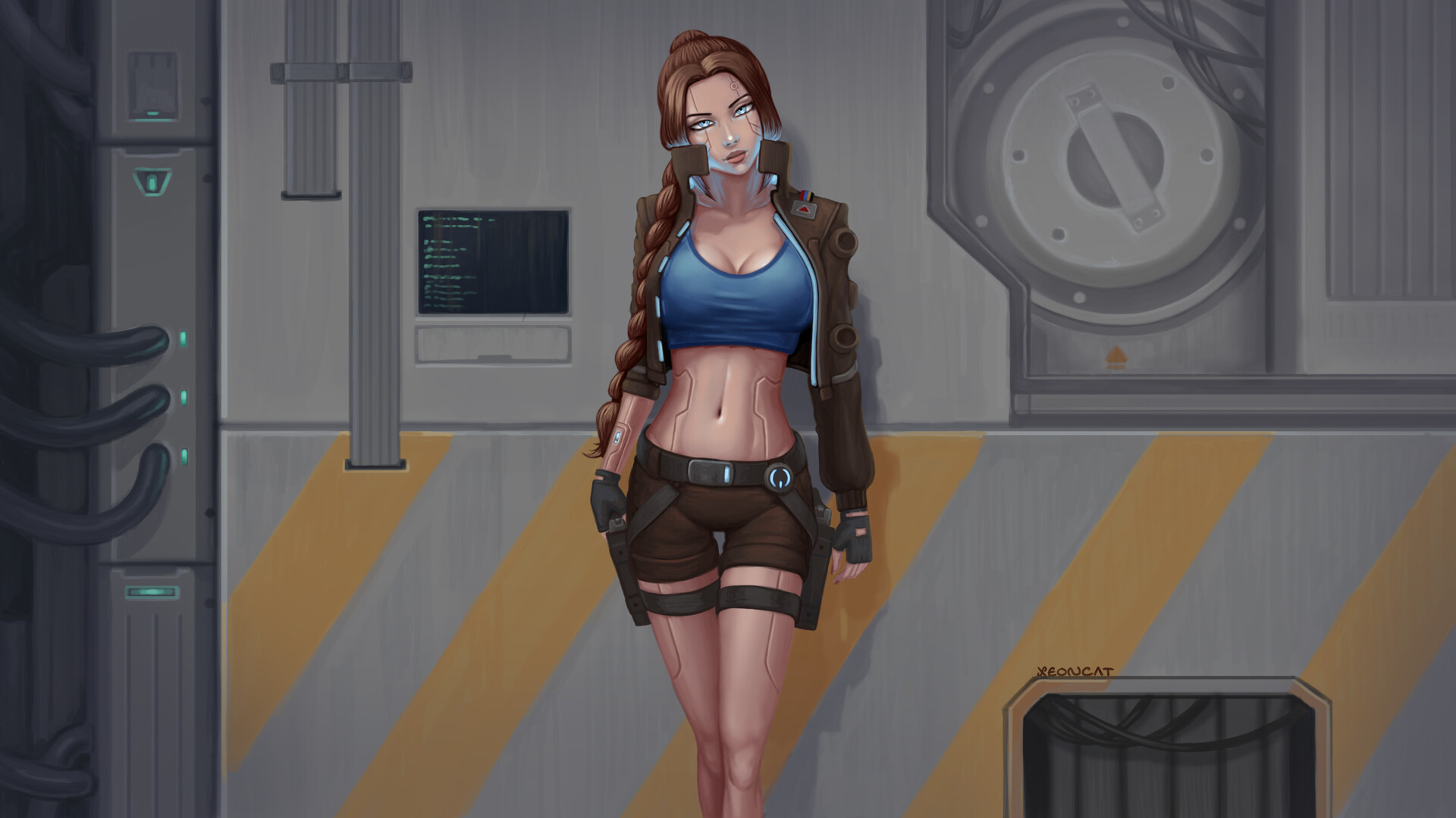 Lara croft cyberpunk фото 34