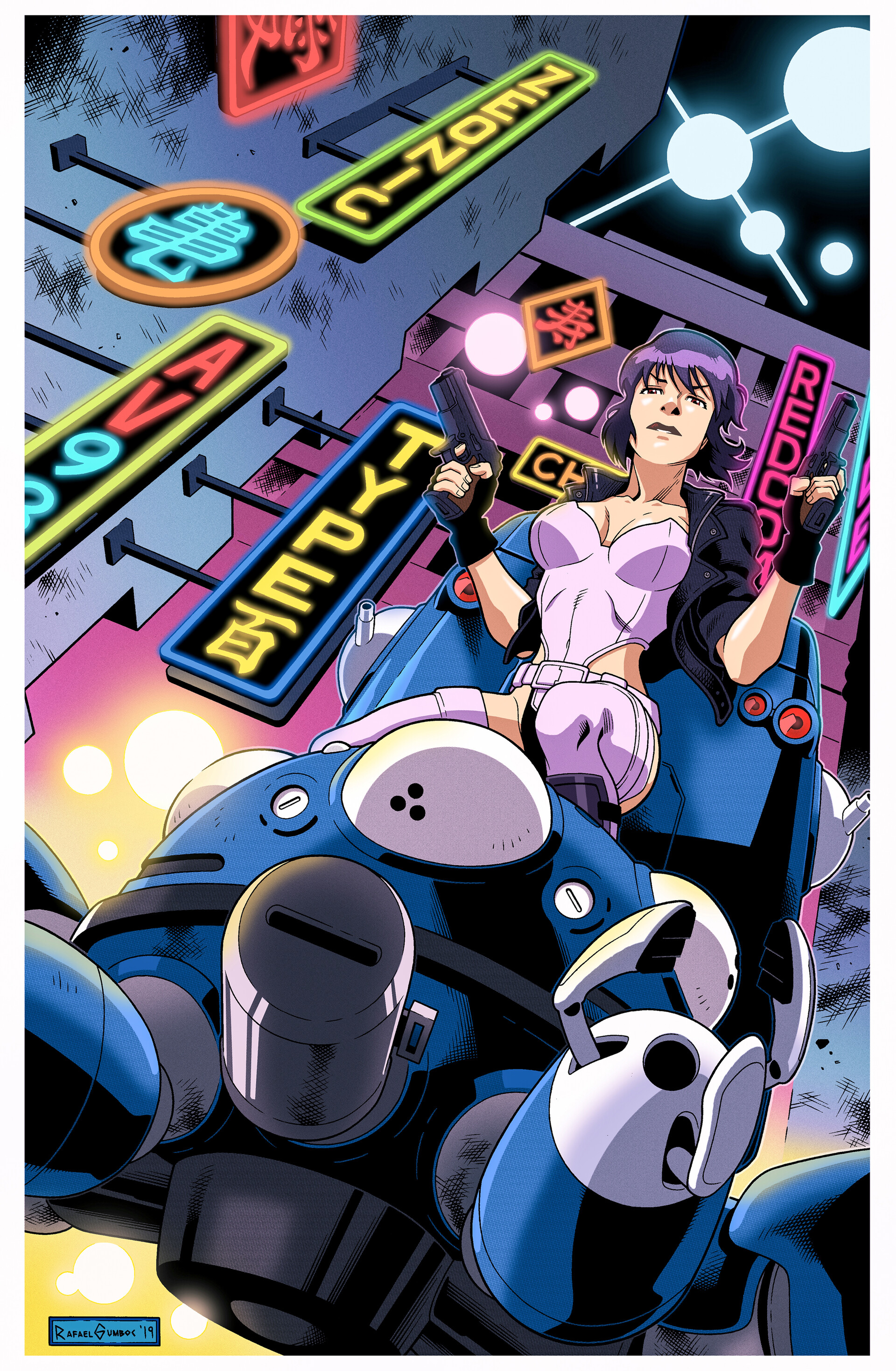 Artstation Ghost In The Shell Major Motoko Kusanagi