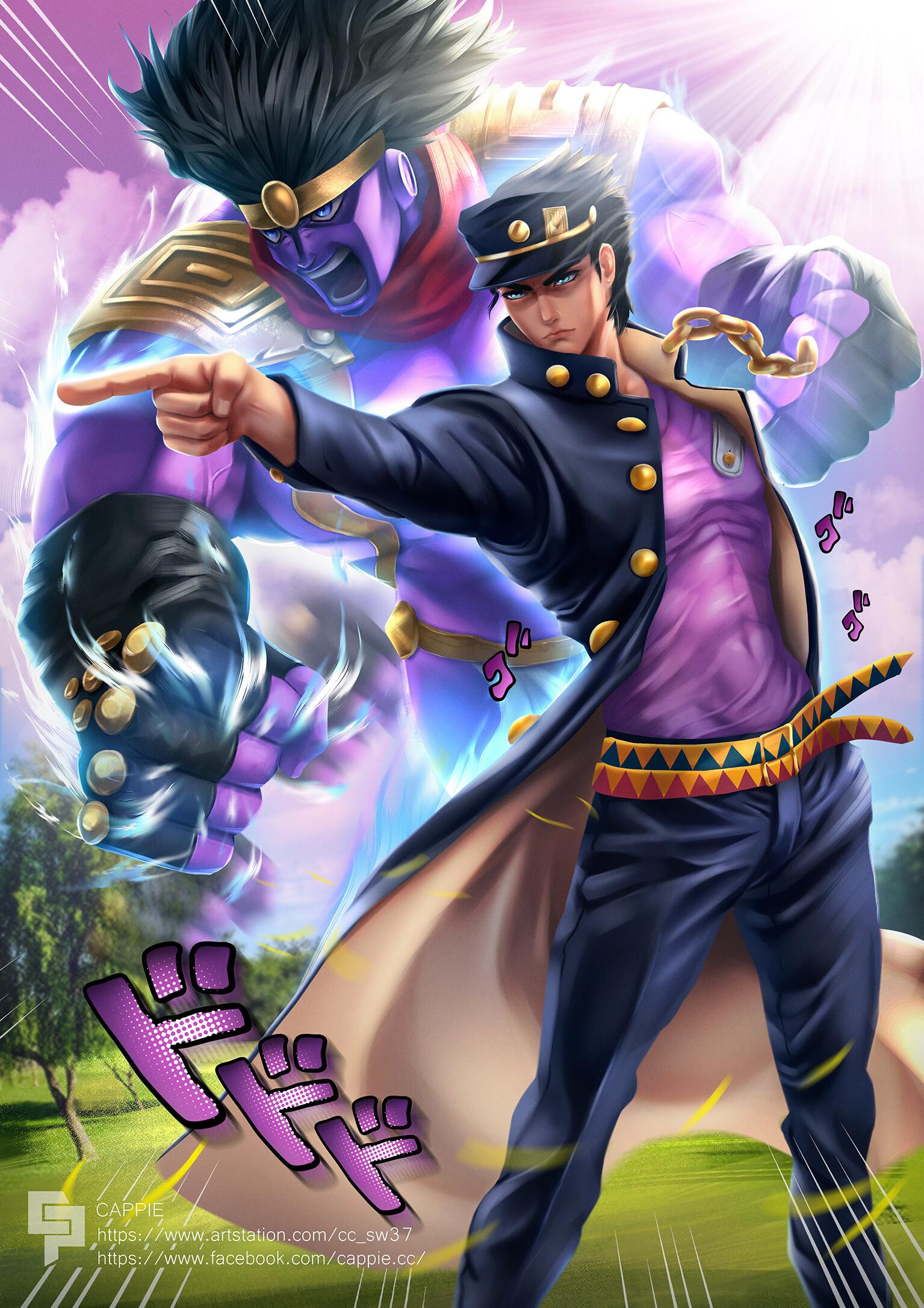 ArtStation - Star Platinum Fan art JoJos