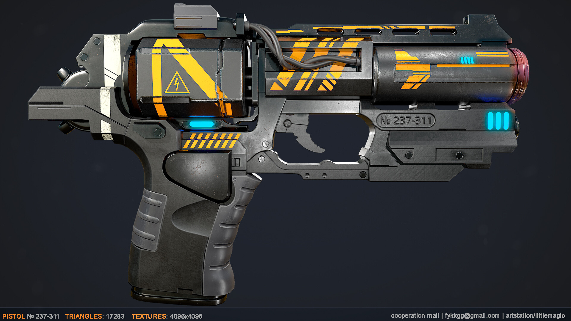 ArtStation - Pistol from the future