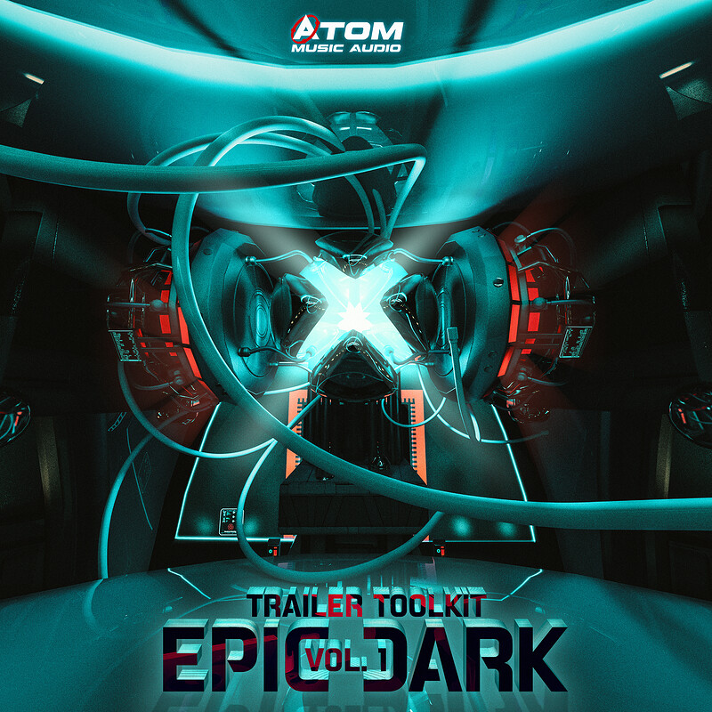 ðŸ”´ 3D Album cover "Trailer Toolkit Vol.1: Epic Dark" by ParadoxUnlocks