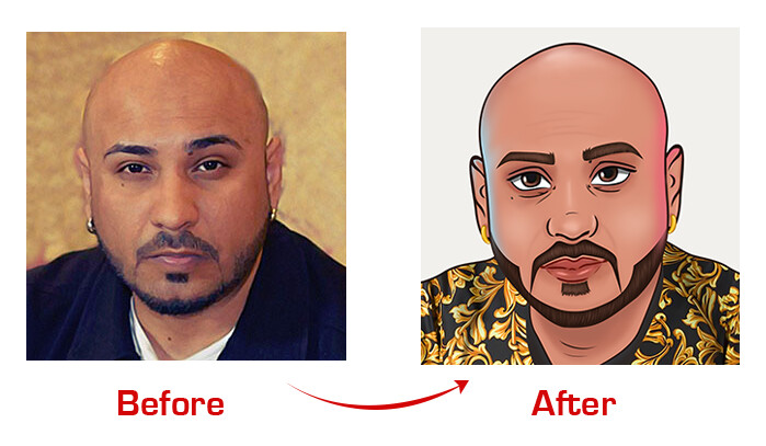 Artstation Cartoon Portrait Of Talented Singer B Praak Chirag Mansuri B praak songs list contains all popular and latest numbers by the singer. cartoon portrait of talented singer b