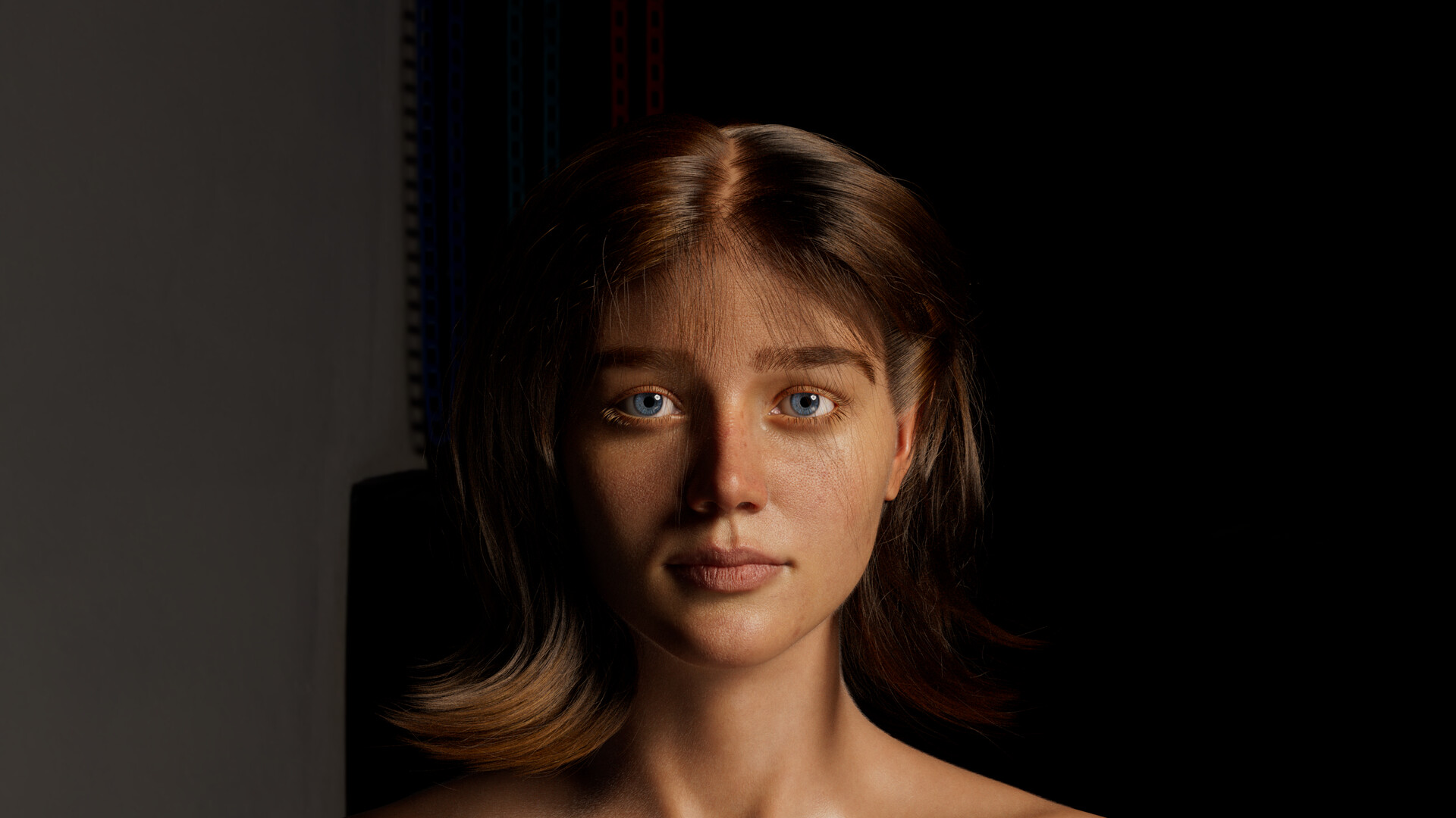 Artstation Eyes Female Face Wip 02 Gerardo Torres Carrillo