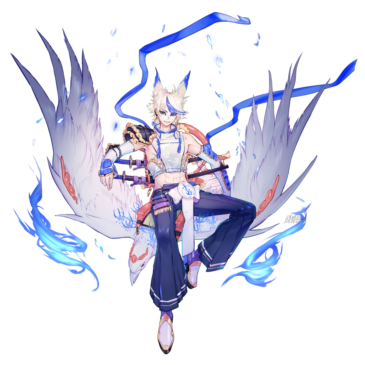 anime fox spirit boy