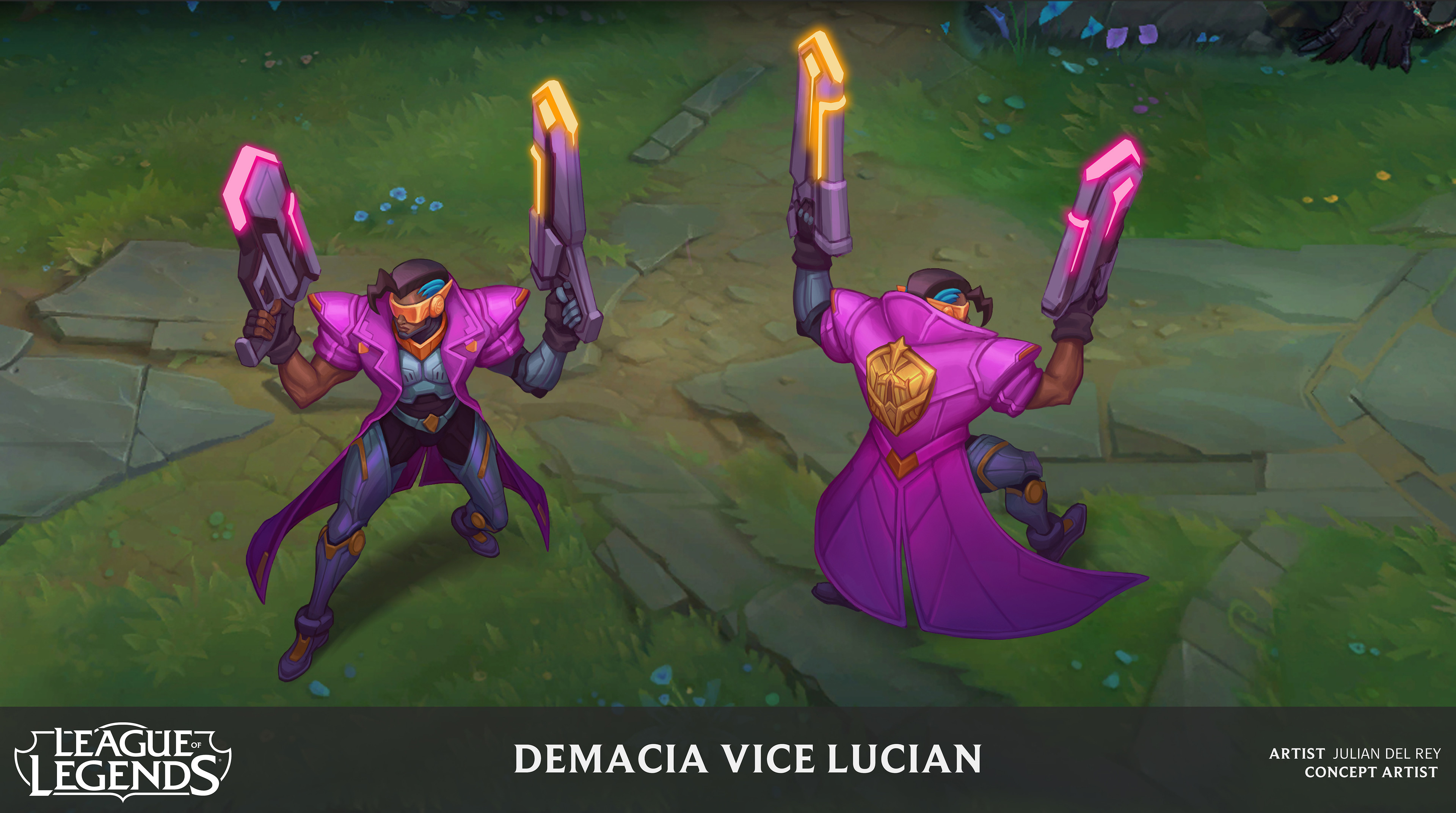 Artstation Demacia Vice Skins Arcade Event 19 Julian Del Rey