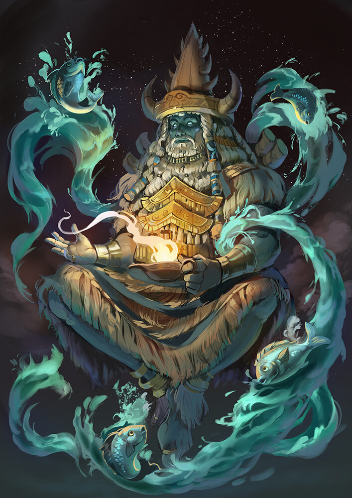 Sumerian gods and Heroes : Enki
for Smartup School  (all rights reserved)