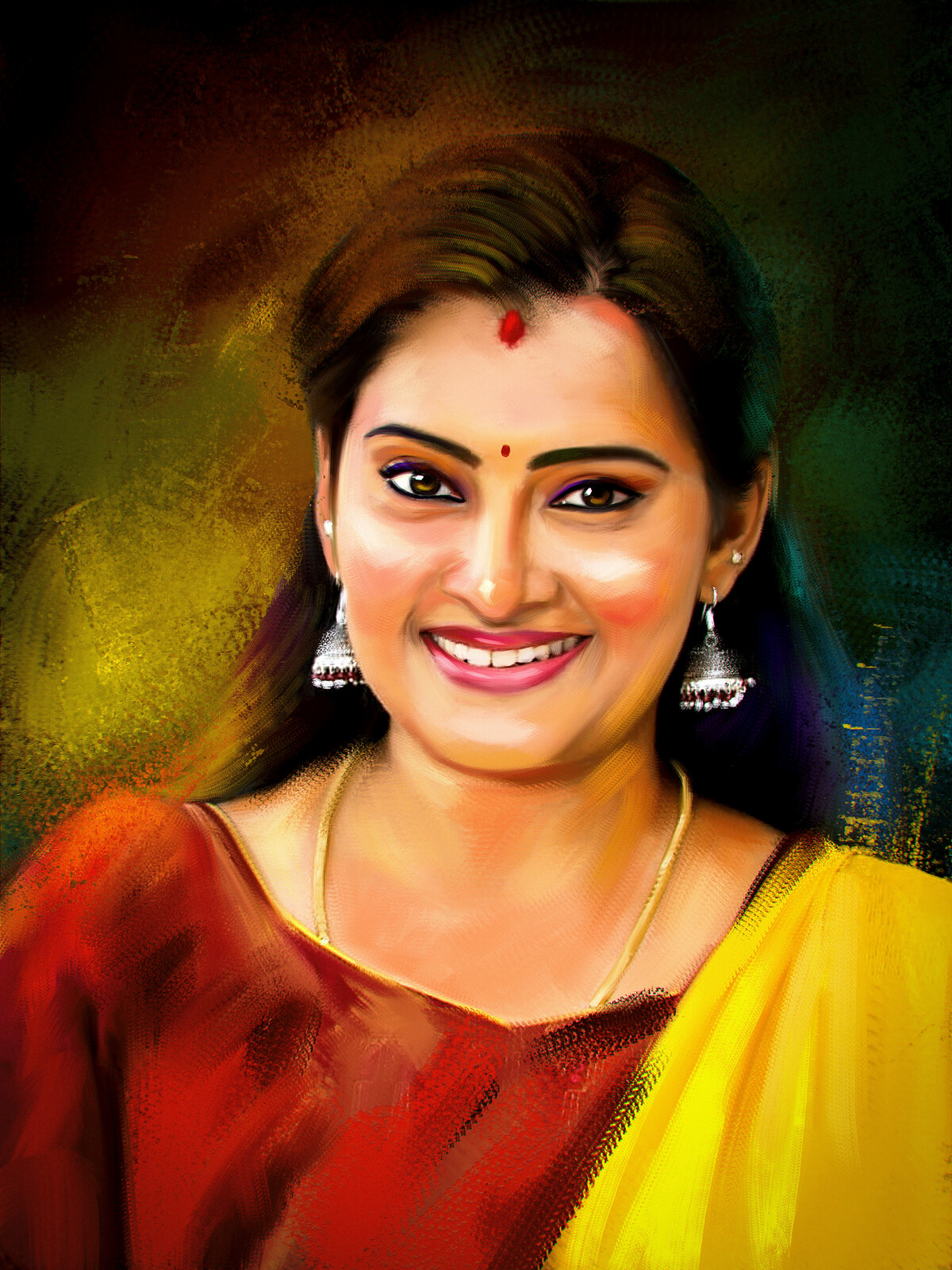 Artstation Portrait Nagarajan Kavitha