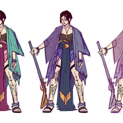 Character Design - Color Variations