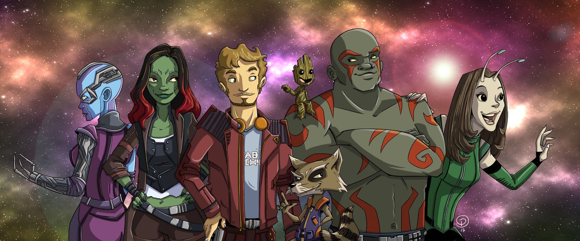 Artstation Guardians Of The Galaxy Fan Art