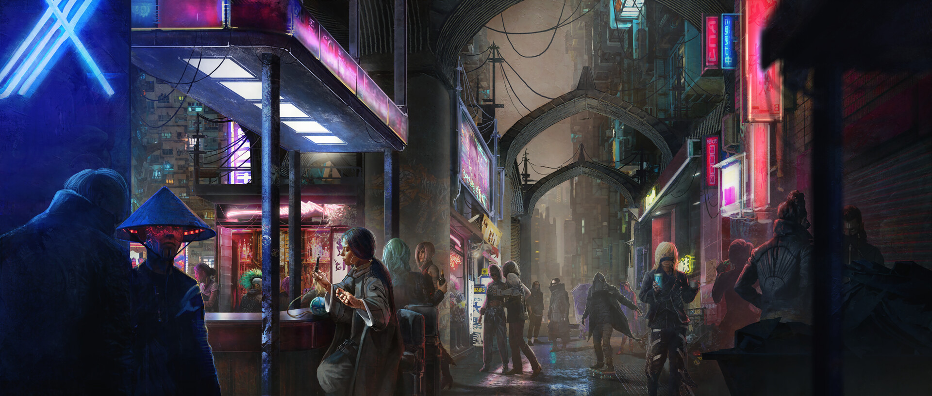 ArtStation - Over the neon lights