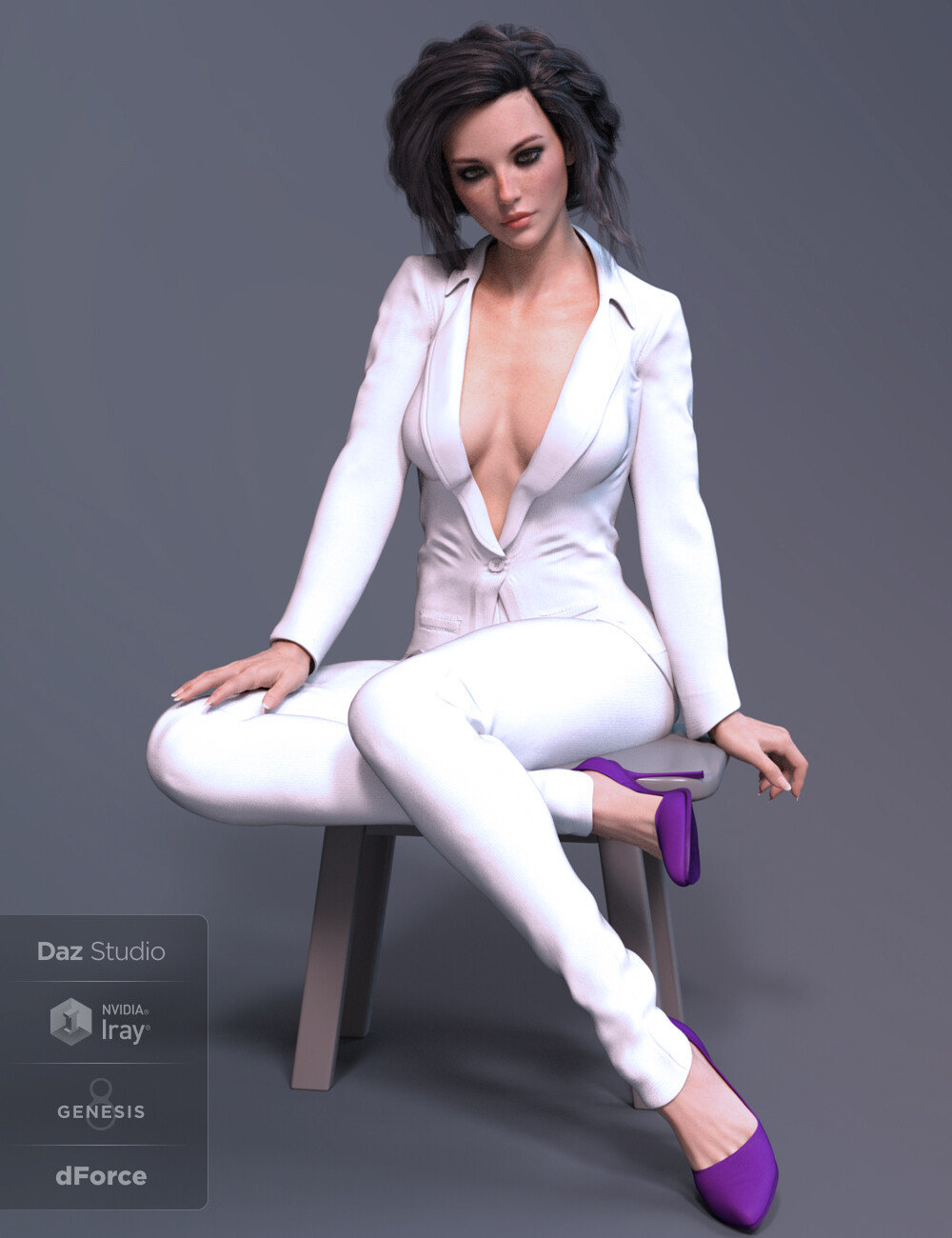 Betty Ross - X-Fashion Sci Bodysuit 8 for Genesis 8 Female(s)