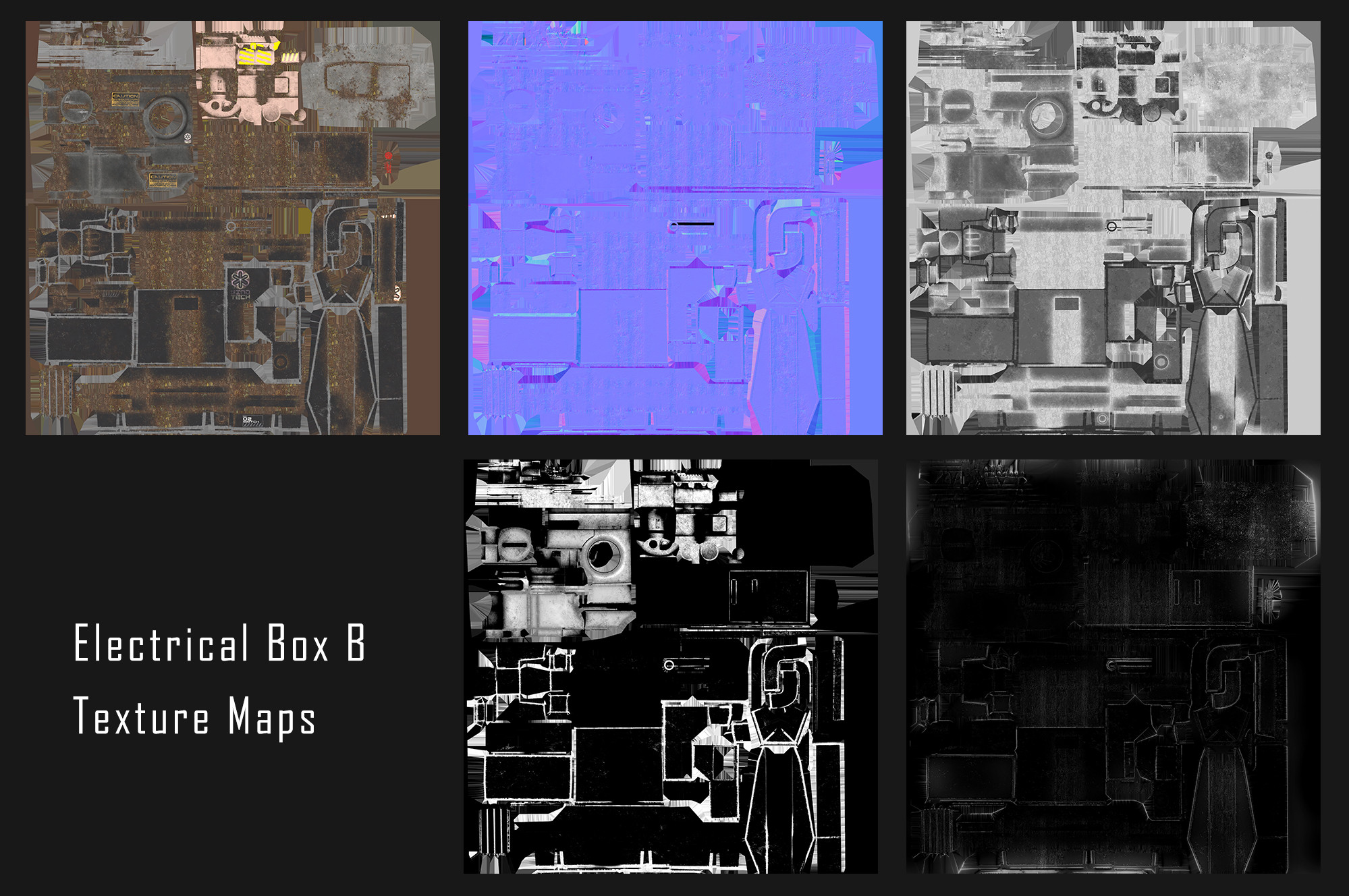 Electrical Box B | Texture Maps