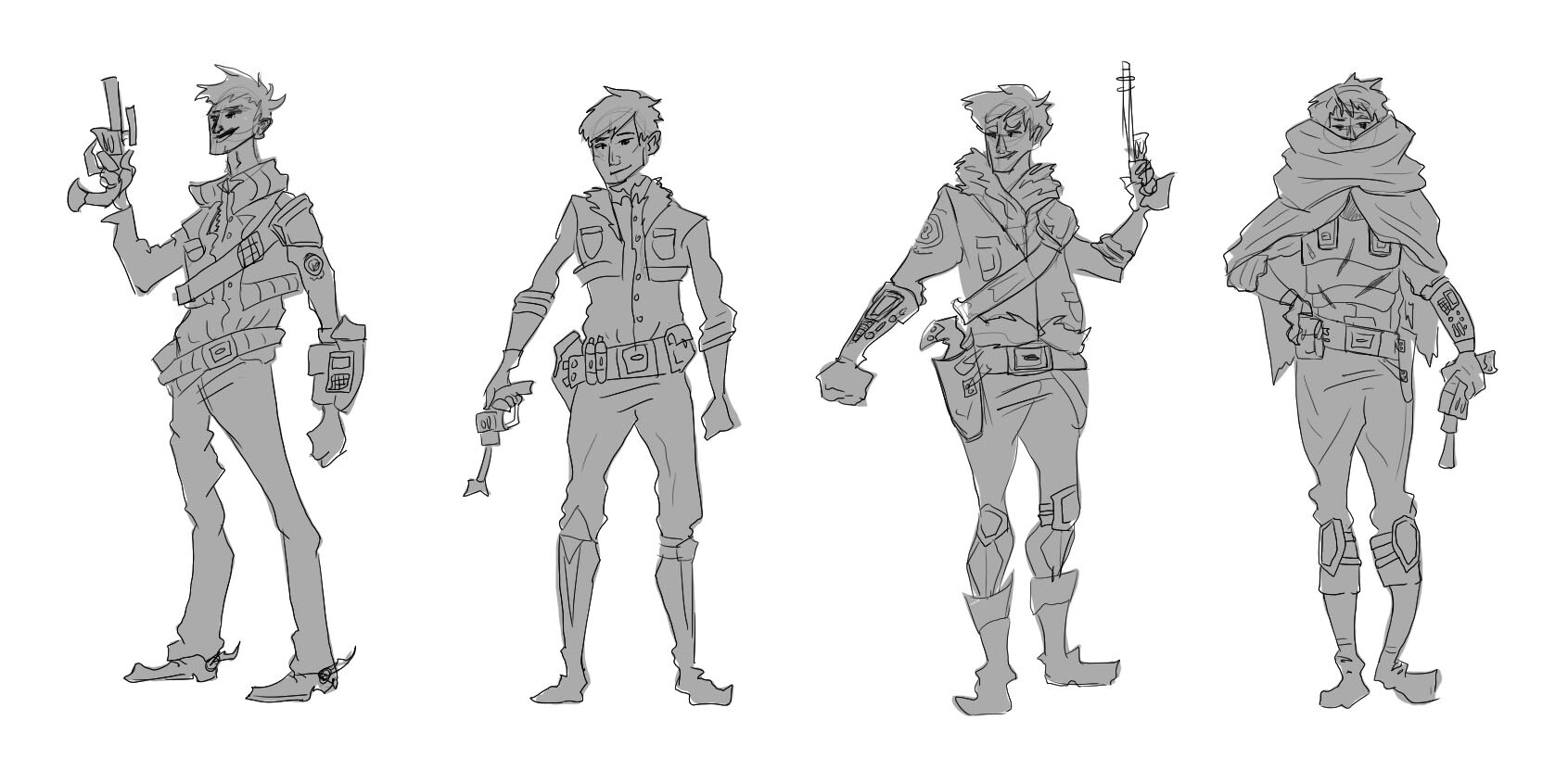 Ronald Burgess Sci Fi Silhouettes Smuggler