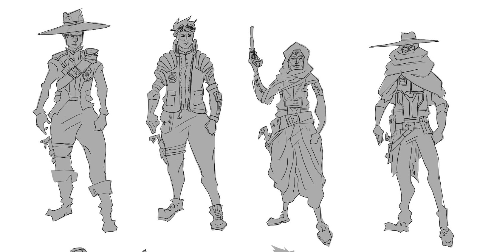 Ronald Burgess Sci Fi Silhouettes Smuggler