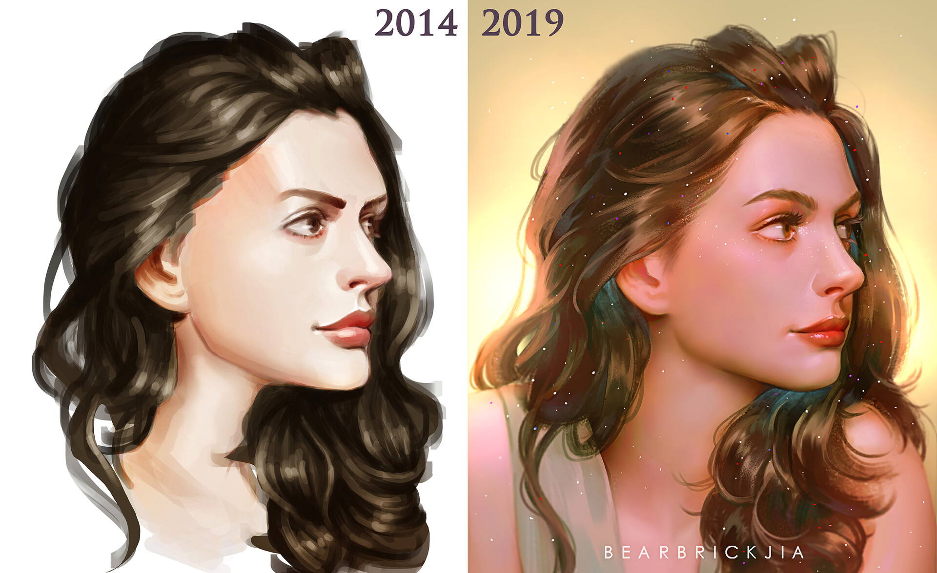 artstation portrait redraw karmen loh